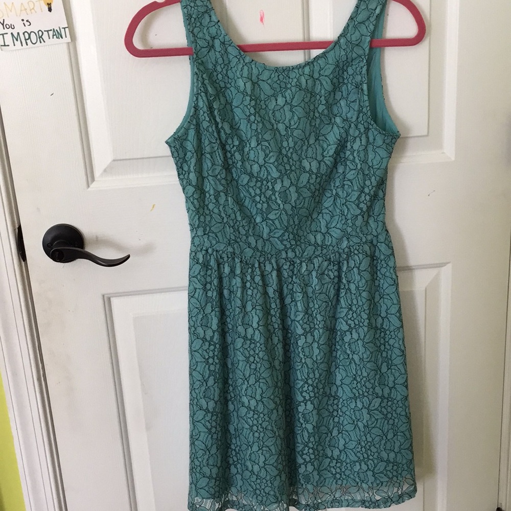 Blue Lace Dress Size 5 Juniors